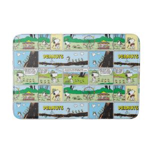 Alfombrilla De Baño Snoopy & Friends   Ir de campamento
