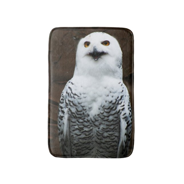 Alfombrilla De Baño Snowley Owl bmcna (Frente vertical)