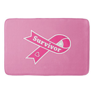 Alfombrilla De Baño Sobreviviente del cáncer de mama
