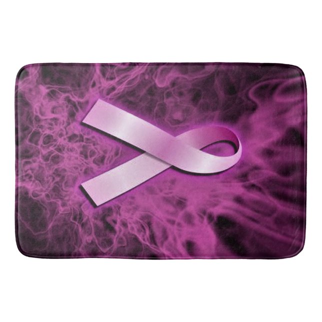 Alfombrilla De Baño Sobreviviente del cáncer de mama Bath Mat (Anverso)