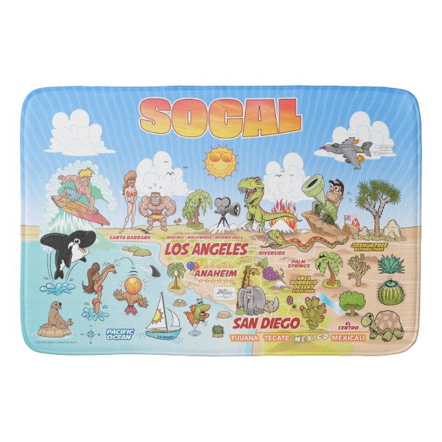 Alfombrilla De Baño SoCal Bath Mat (Anverso)
