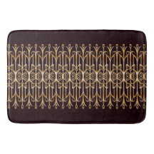 Sofisticado tema Art Deco Bath Mat
