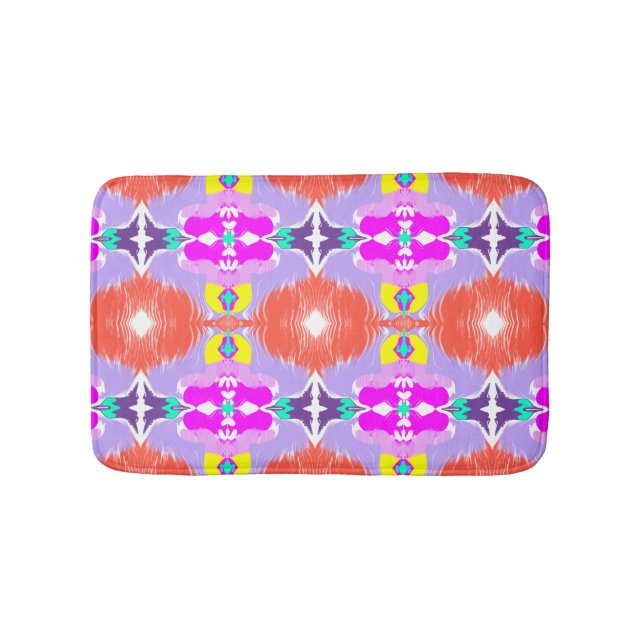 Alfombrilla De Baño Solar Bloom Kaleidoscope Throw Pillow (Anverso)