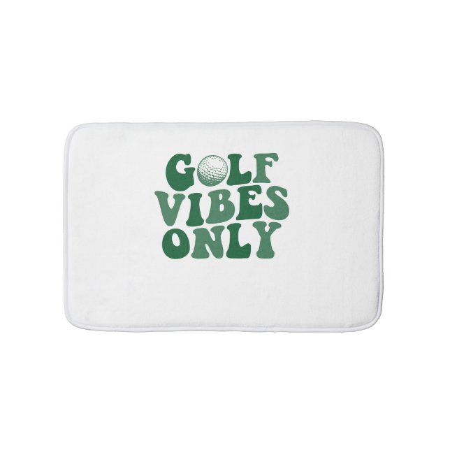 Alfombrilla De Baño Sólo Golf Vibes, Golf Lover (Anverso)