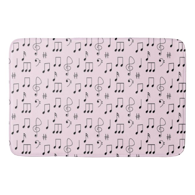 Alfombrilla De Baño Solo Notado Rosa (Anverso)