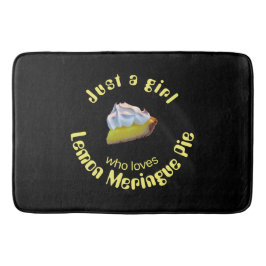 Alfombrilla De Baño Sólo un chica al que le encanta el pastel de meren