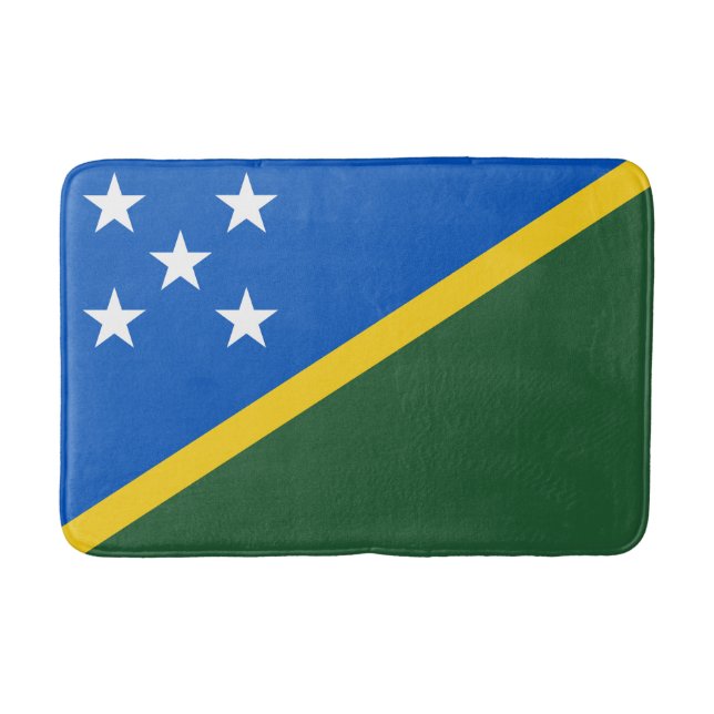 Alfombrilla De Baño Solomon Islands Flag (Anverso)