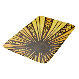 Alfombrilla De Baño Sonda de sol radiante amarillo