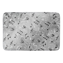 Alfombrilla De Baño sonido, metal, música, musical, signo, nota, forma