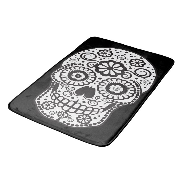 Alfombrilla De Baño Sonriente Sugar Skull (Angular)