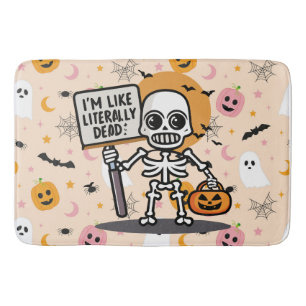 Alfombrilla De Baño Soy como un Halloween de diversión Spooktacular li