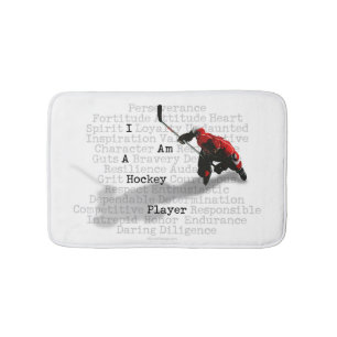Alfombrilla De Baño Soy un jugador de hockey