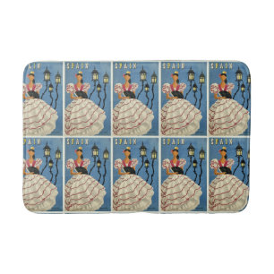 Alfombrilla De Baño SPAIN Vintage Viajes esteras de baño