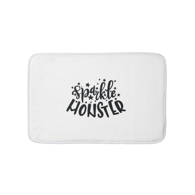 Alfombrilla De Baño Sparkle Monster Halloween (Anverso)