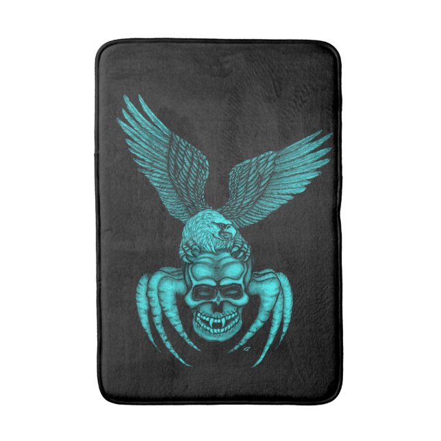 Alfombrilla De Baño Spiderskull con águila (Frente vertical)