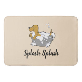 Alfombrilla De Baño Splash splash perro baño mate