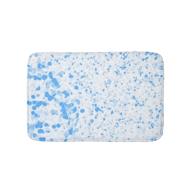 Alfombrilla De Baño Splatter Texture - Blue (Anverso)