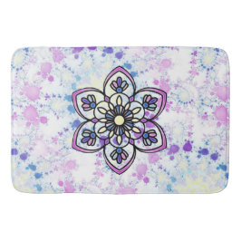 Alfombrilla De Baño Spring Mandala Bath Mat