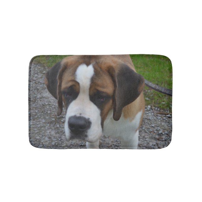Alfombrilla De Baño St Bernard adorable (Anverso)