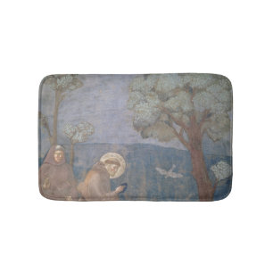Alfombrilla De Baño St Francis que predica a los pájaros, 1297-99