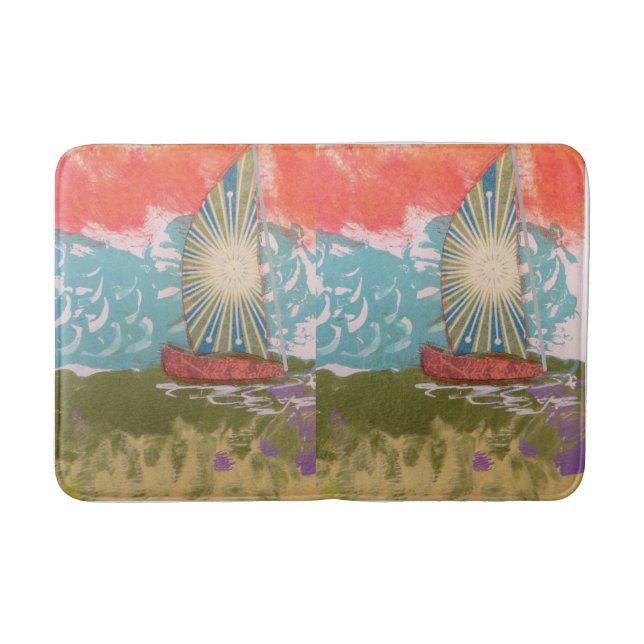 Alfombrilla De Baño Starburst Sail (Anverso)