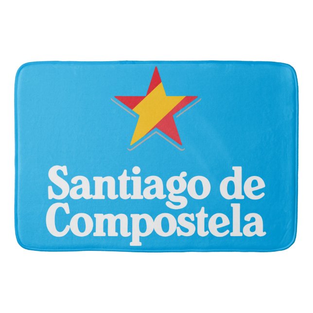Alfombrilla De Baño Stars of Spain – Santiago de Compostela (Anverso)