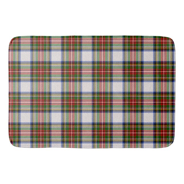 Alfombrilla De Baño Stewart Royal Vress Plaid Scottish Pattern (Anverso)