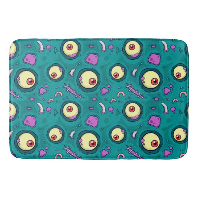 Alfombrilla De Baño Stitts The One Eye Monster Pattern (Anverso)