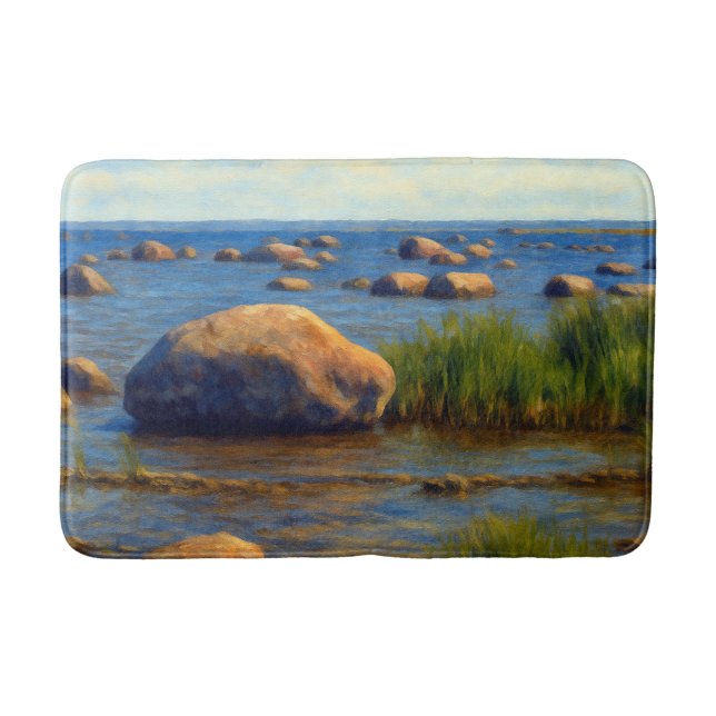 Alfombrilla De Baño Stones of Vormsi (Anverso)