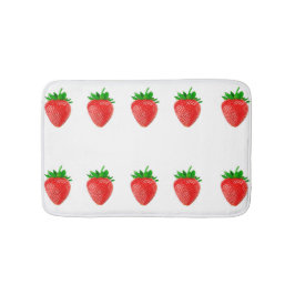 Alfombrilla De Baño Strawberries Bath Mat