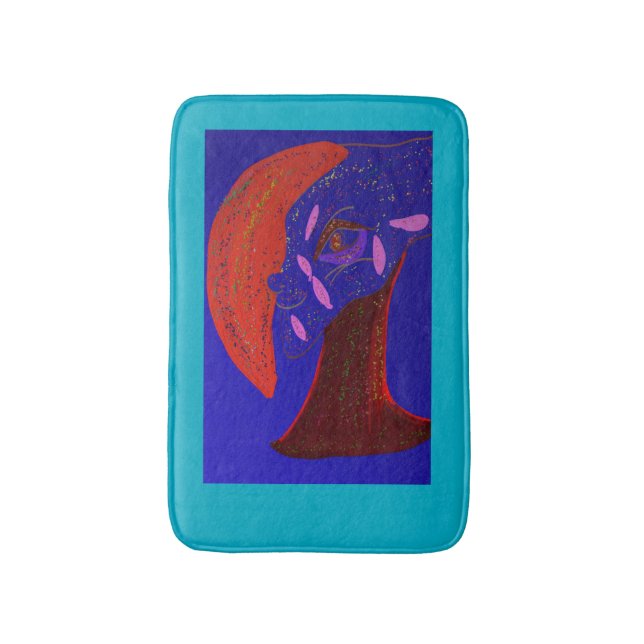 Alfombrilla De Baño Strikingly Beautiful Creature  (Frente vertical)