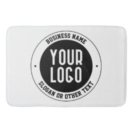 Alfombrilla De Baño Su logotipo o diseño profesional | Texto editable