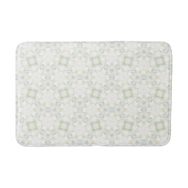 Alfombrilla De Baño Suave Floral Geométrico Neutral