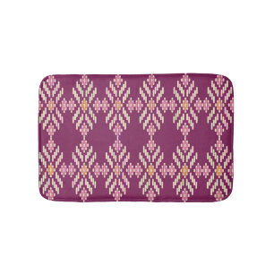 Alfombrilla De Baño Sudeste Asiático: Patrón retro aborigen