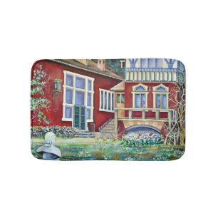 Alfombrilla De Baño Suecia, paisaje tradicional
