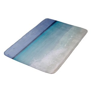 Alfombrilla De Baño Sueño de playa del océano Caribe 11