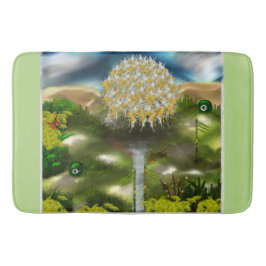 Alfombrilla De Baño Sueño surrealista de ojos con candeliones