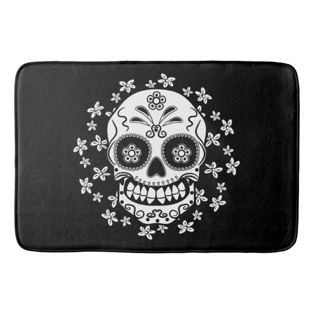 Alfombrilla De Baño Sugar Skull (Anverso)