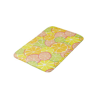 Alfombrilla De Baño Summer Citrus Slice