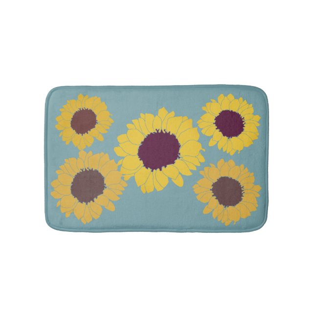 Alfombrilla De Baño Sunflower  (Anverso)