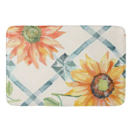 Alfombrilla De Baño Sunflowers Modern Distreses florales