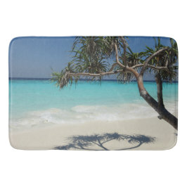 Alfombrilla De Baño Sunny Tropical Beach Ocean Paradise