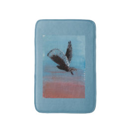 Alfombrilla De Baño Sunrise Owl Art