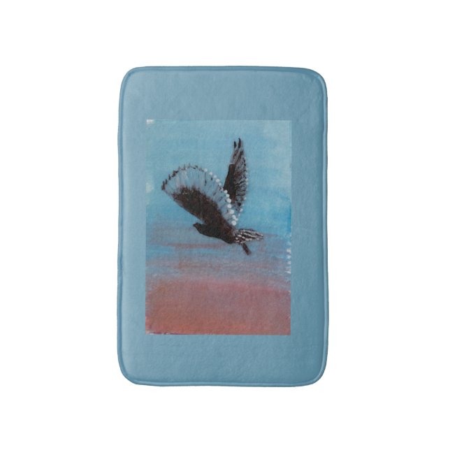 Alfombrilla De Baño Sunrise Owl Art (Frente vertical)