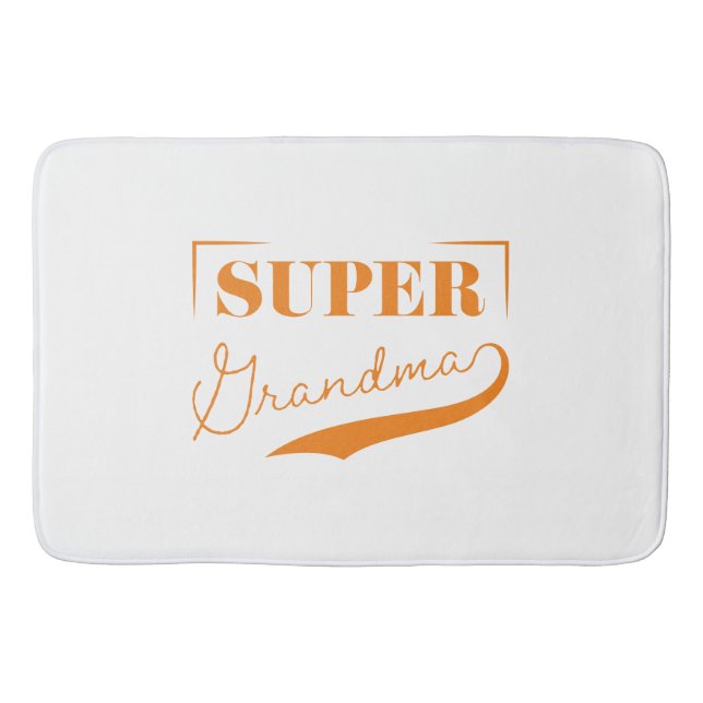 Alfombrilla De Baño Super Abuela (Anverso)