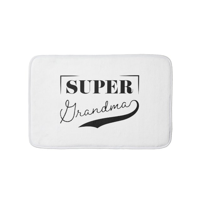 Alfombrilla De Baño Super Abuela (Anverso)
