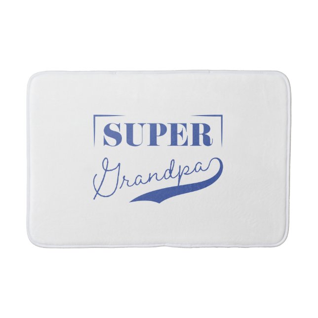 Alfombrilla De Baño Super Abuelo (Anverso)