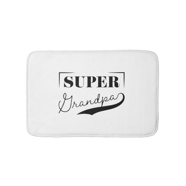Alfombrilla De Baño Super Abuelo (Anverso)