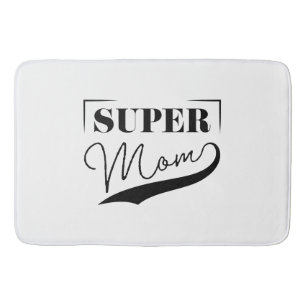 Alfombrilla De Baño Super Mamá
