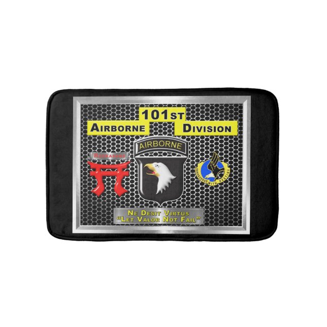Alfombrilla De Baño Super Nuevo diseño-101ª División Aérea (Anverso)